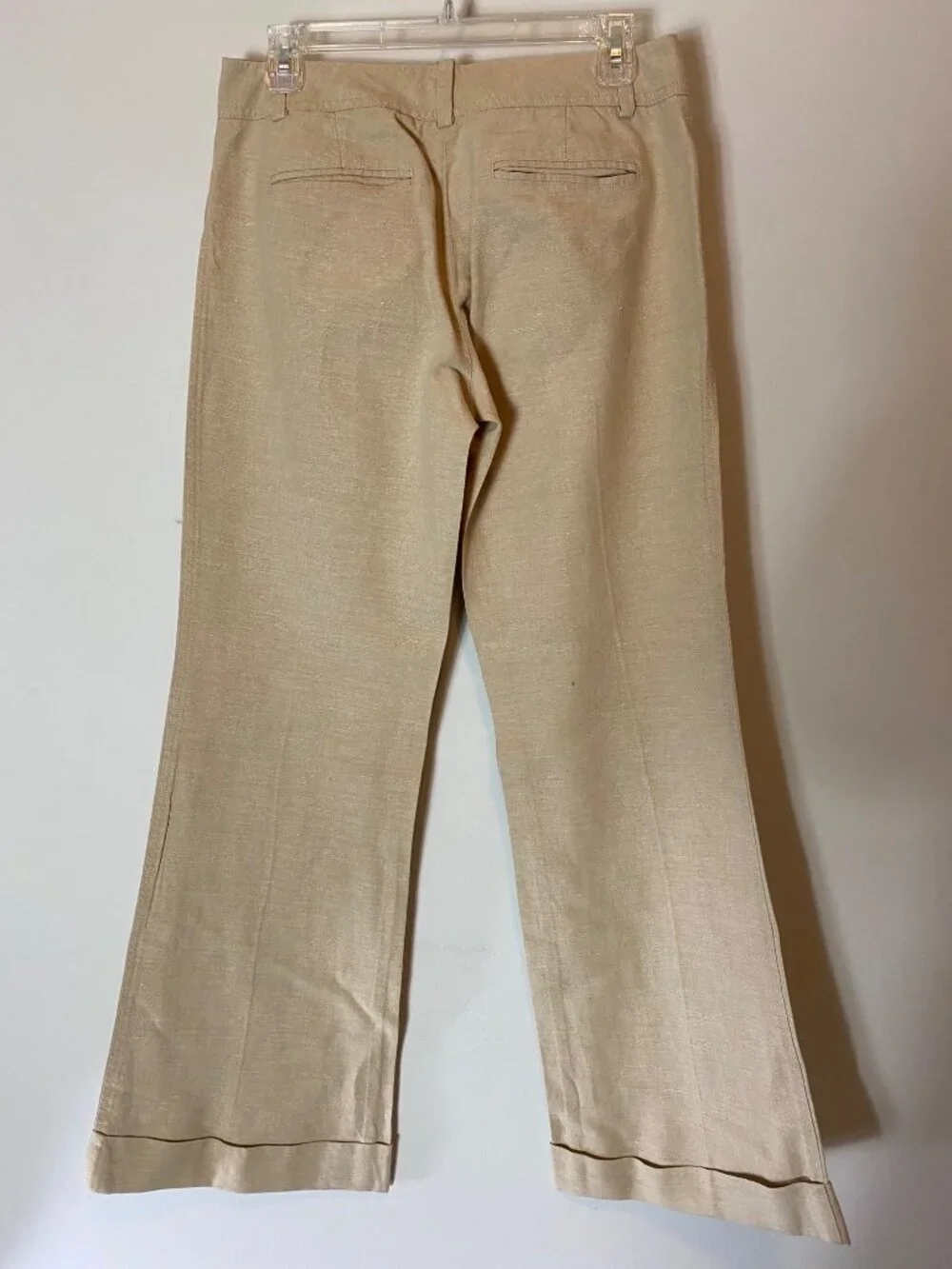The Limited Beige Linen-Blend Blazer & Wide-Leg Pants Suit Set Small - Picture 7 of 16